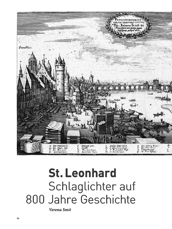 Erste Seite des Aufsatzes St. Leonhard. Schlaglichter auf 800 Jahre Geschichte von Verena Smit.